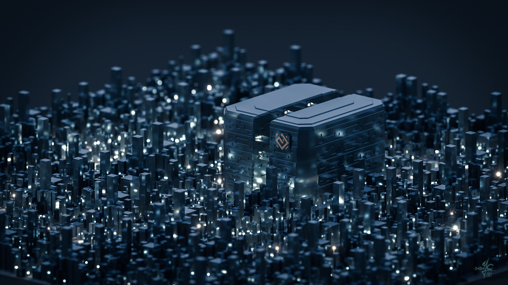 MagicaVoxel detailed voxel scene render